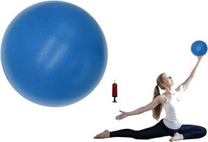 Fitness-products  יוגה ופילאטיס כדור התעמלות קטן, כדור קטן 15.2 ס"מ לפילאטיס עם משאבה, כדור בר 15.2 ס"מ, כדור יציבות 15.2 ס"מ מיני כדור יוגה לנשים אימון כושר פיזיותרפיה PT